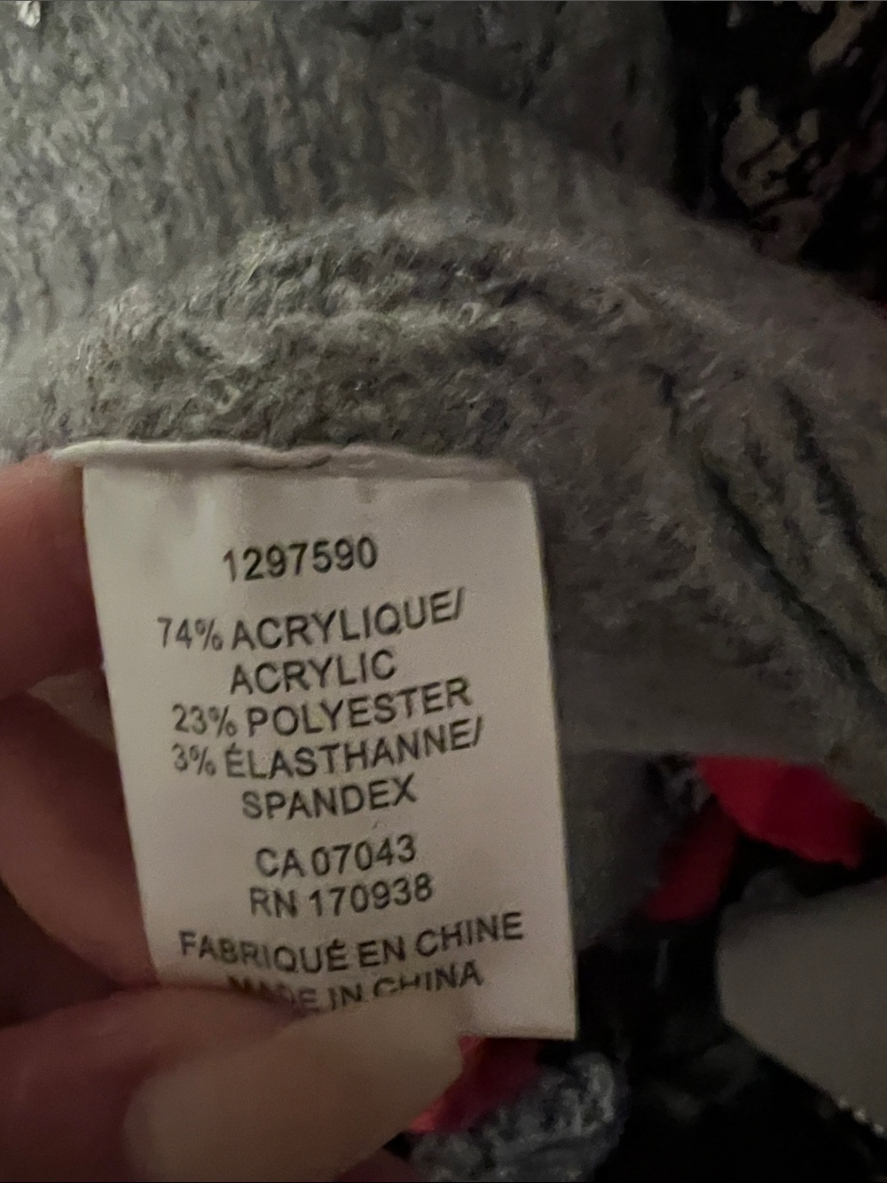 House of Harlow 1960 Charcoal Knit Cardigan - Picture 6 of 6